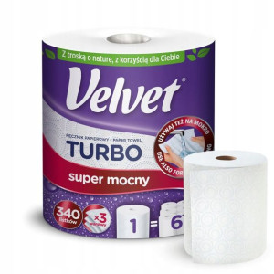 Ręcznik Kuchenny Papierowy Velvet Turbo Mocny