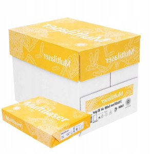 Papier Ksero A4 Biały 80g Multilaser Karton 5 Ryz