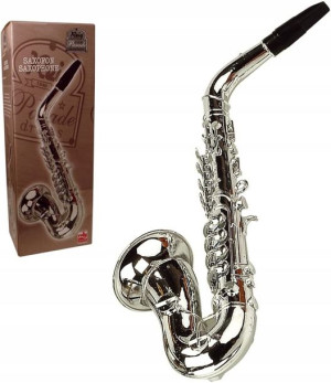 Reig Deluxe Saksofon Saxophone (Silver) Zabawka