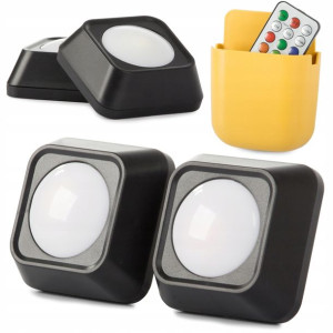 2x Lampka Bezprzewodowa Lampa Rgb Led Pilot