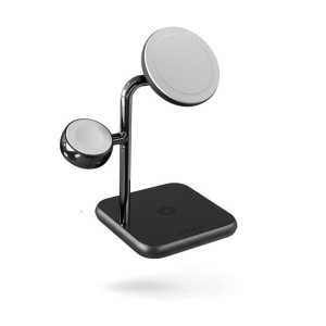 Zens Aluminium 4w1 Bezprzewodowa Ładowarka MagSafe oraz Apple Watch