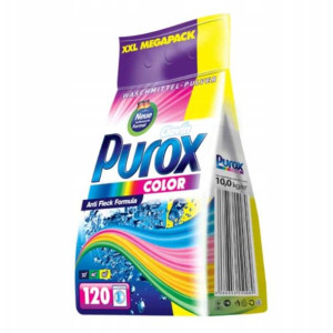 Proszek do prania PUROX 10kg KOLOR 120 prań