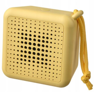 Głośnik bluetooth wodoodporny żółty Vappeby IKEA