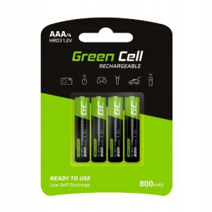 Baterie AAA 800mAH 4szt GR04 akumulatorki paluszki