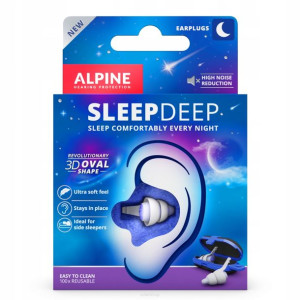 Zatyczki stopery do spania Alpine SleepDeep