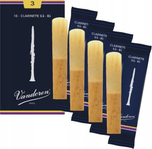 Stroik klarnet Bb 3 Vandoren Classic ZESTAW 4 szt.