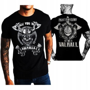 Koszulka męska T-shirt SEE YOU IN VALHALLA XXL