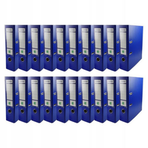 Segregator A4 PP EKOBOX 80mm NIEBIESKI 20szt.