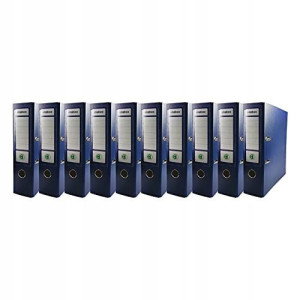 Segregator A4 PP EKOBOX 80mm GRANATOWY 10szt.