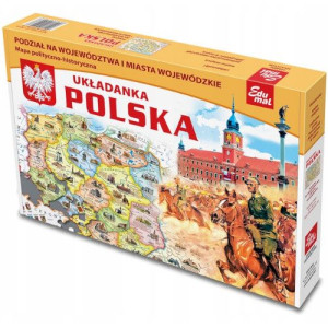 Zabawka układanka puzzle Mapa Polski