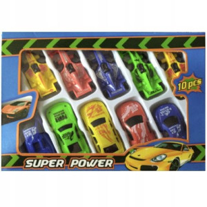 Plastikowe Autka resoraki samochodziki Super Power