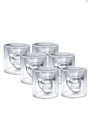 KIELISZEK CZASZKA 80ml Designerski hartowane szkło