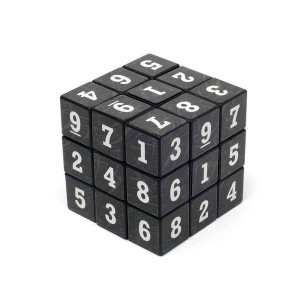 KOSTKA SUDOKU Czarna - bok 55mm