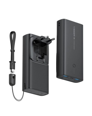 Veger ACE100 Power Bank 10 000 mAh z Ładowarką Sieciową QC PD 22,5 W