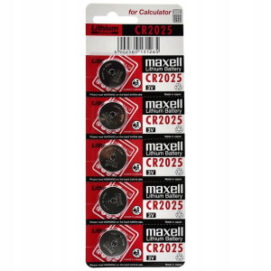 5 X Bateria Litowa Maxell Cr2025, Dl2025 3v