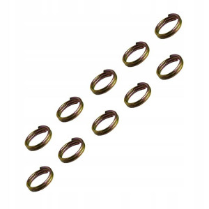 Kółka ŁĄCZNIKOWE 10 mm Assan 10 szt kol miedziany