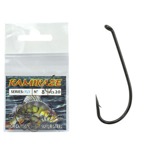 Haczyk Haczyki KAMIKAZE FLY Nr 8 (20szt) b. nickel