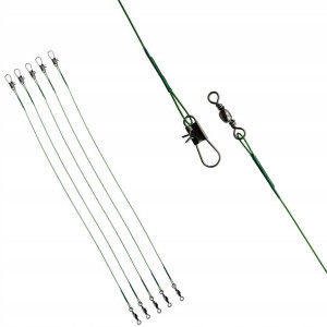 PRZYPONY STALOWE STALKI 25 cm 13 kg 1x7 - 5 szt