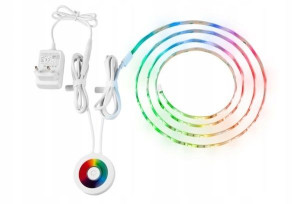 Zestaw Taśma Led Rgb + Sterownik Md93370 2m Alexa
