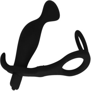 Masażer Prostaty 10 Funkcji Anal Plug + Sex Ring