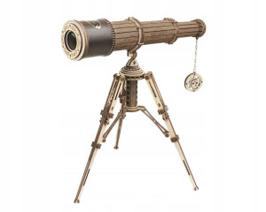 Robotime Drewniane Puzzle 3d Teleskop Monokularowy