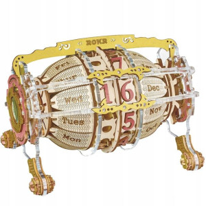 Robotime Drewniane Puzzle 3d Mechaniczny Kalendarz