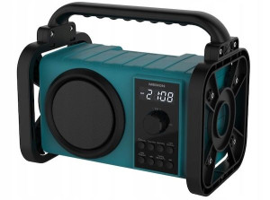 Wytrzymałe Radio Budowlane Md45200 Ip44 Bt Fm Led