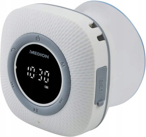 Łazienkowy Głośnik Bluetooth Md43881 Radio Fm Ipx6