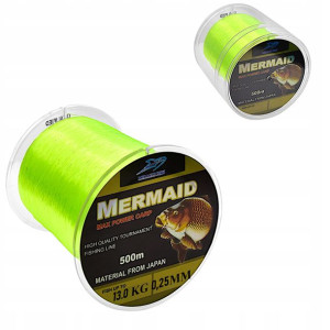 Żyłka Wędkarska Mermaid Carp 0,25 Mm /13 Kg /500 M