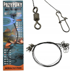 PRZYPONY WOLFRAMOWE 20 cm 12 kg - 10 sztuk