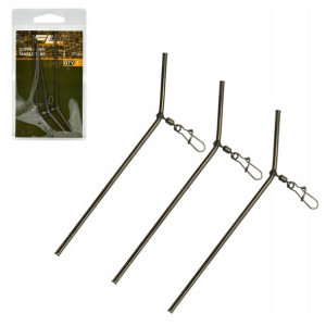 3 x METALOWA RURKA ANTYSPLĄTANIOWA 7 cm wygięta