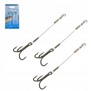 3 x DOZBROJKA kotwica #5 żyłka 15 kg / 8 cm