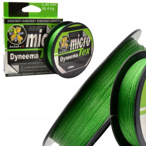 PLECIONKA WĘDKARSKA Dynema Micro Tex Ziel 0,40 mm