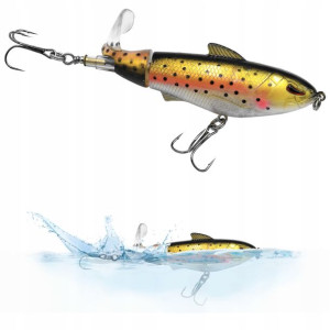 WOBLER na Szczupaka obrotowy ogon 9 cm 17,2 g 3D