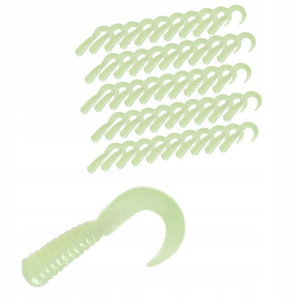 Zestaw 50 sztuk Guma Twister 3cm na okonia pstrąga