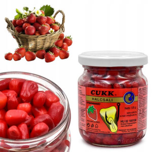 Przynęta naturalna kukurydza Cukk TRUSKAWKA 125g