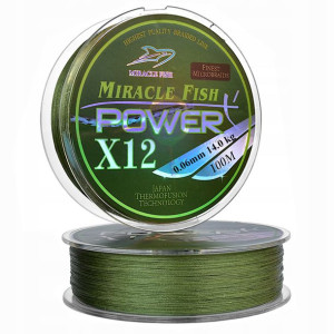 Plecionka 12 SPLOTOWA Power 0,06mm/ 14,0kg Zielona