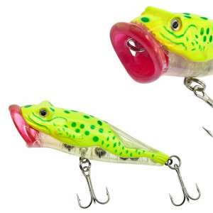 Żaba WOBLER powierzchniowy Popper 3D EYES 12g 8cm