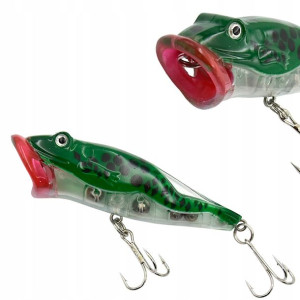 Żaba WOBLER powierzchniowy Popper 3D EYES 12g 8cm