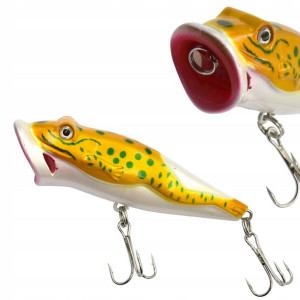 Żaba WOBLER powierzchniowy Popper 3D EYES 12g 8cm