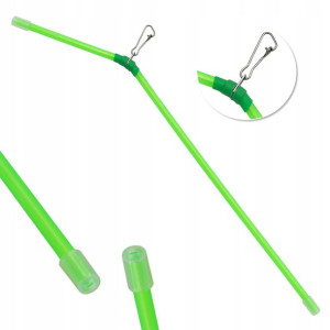 Rurka Antysplątaniowa Wygięta 24 cm zielona