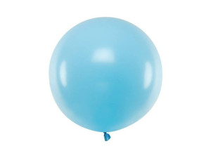 Balon Gigant, pastelowy  jasny niebieski, 60 cm