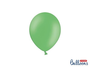 Balony Strong małe, Pastelowe Zielone 12cm, 100 szt.