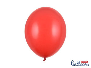 Balony Strong, Pastelowe Czerwone, 30cm, 100 szt.
