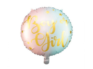 Balon foliowy Boy or Girl, 35cm