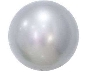 Balon okrągły kryształowy grafitowy 45cm