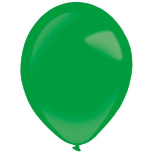 Balony lateksowe Decorator Metaliczne Zielone 35cm, 50 szt.