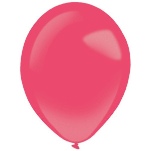 Balony lateksowe Decorator Metaliczne Czerwone 35cm, 50 szt.