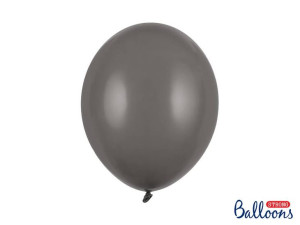 Balony Strong, Pastelowe Ciemno Szare 30cm, 100 szt.