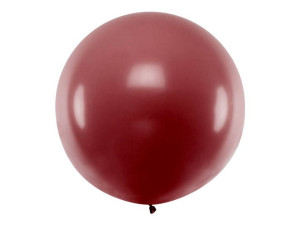 Balon Gigant, pastelowy bordowy, 1m